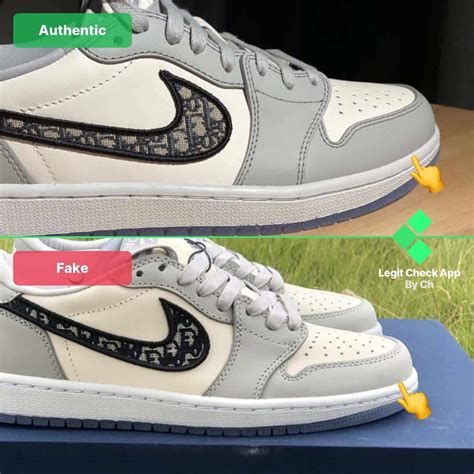 fake dior jordan 1 low|dior jordan 1 high spotting.